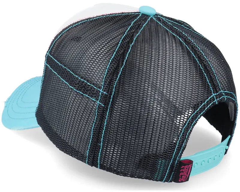 Von Dutch Summer Patch White/Pink Trucker online