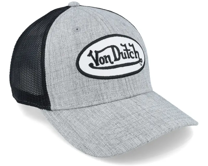 Von Dutch Terry Light Heather Grey/Black Trucker online