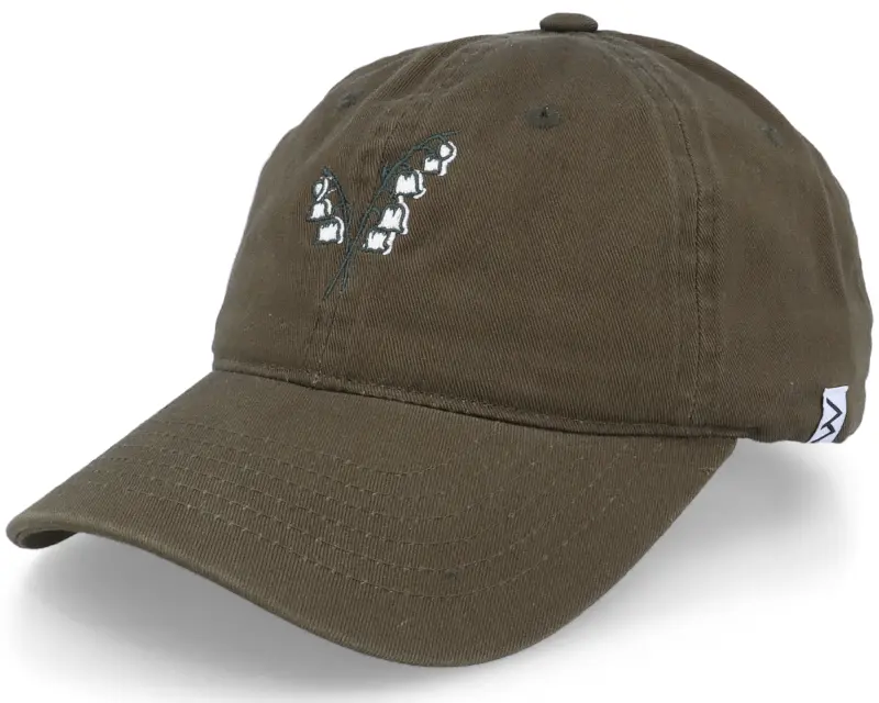 Wei Lily Of The Valley Washed Cotton Olive Mom Cap online