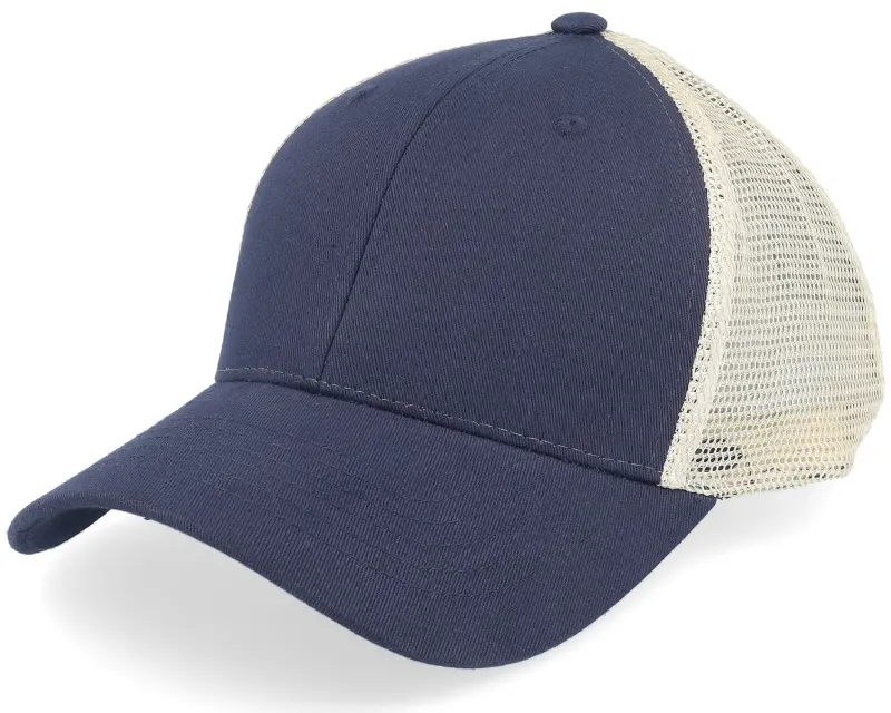 Wei Wilja Blue/Beige High Crown Trucker Cap online