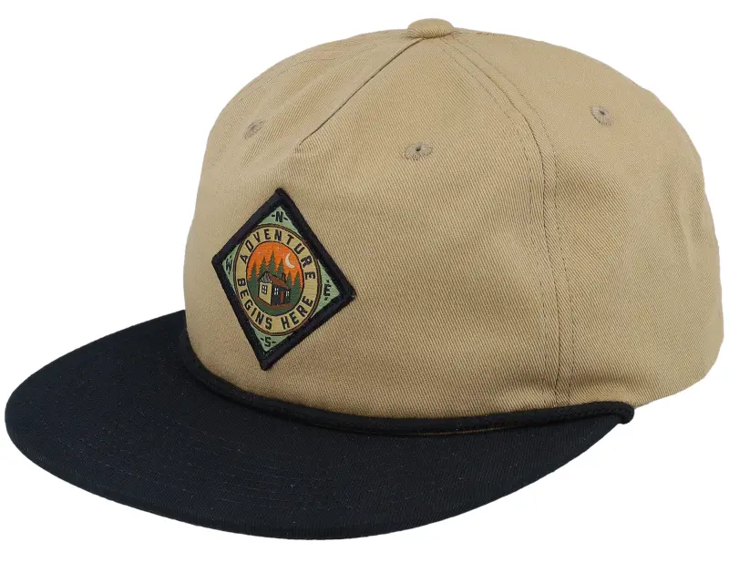 Wild Spirit Adventure Begins Here Khaki/Black Rope Snapback online