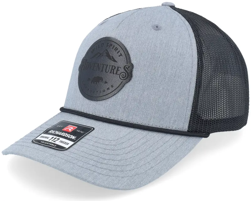 Wild Spirit Adventures Expeditions Heather Grey/Blk Rope A-Frame Trucker online