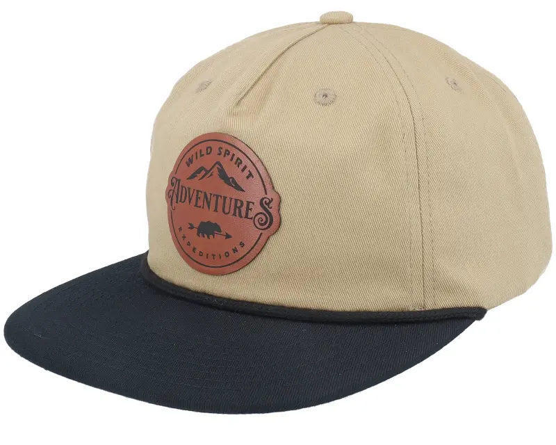 Wild Spirit Adventures Expeditions Patch Khaki/Black Rope Snapback online