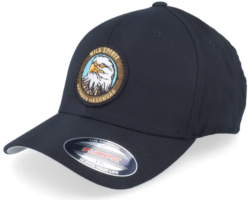 Wild Spirit Bald Eagle Logo Black Flexfit online