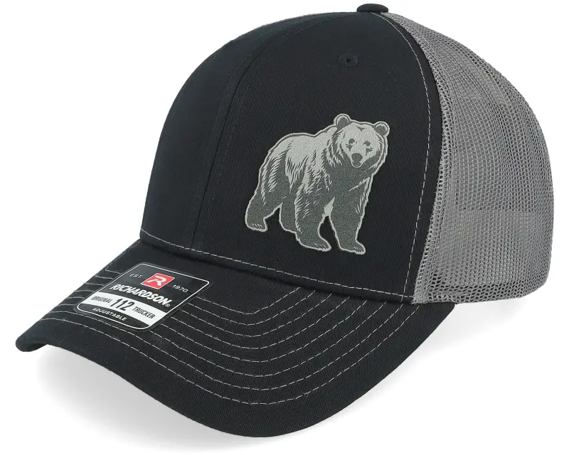 Wild Spirit Bear Engraved 112 Split Black/Charcoal Trucker online