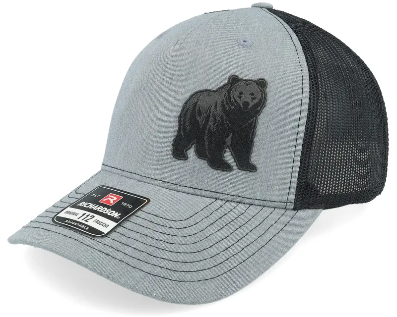 Wild Spirit Bear Engraved 112fp Split Heather Grey/Black Trucker online