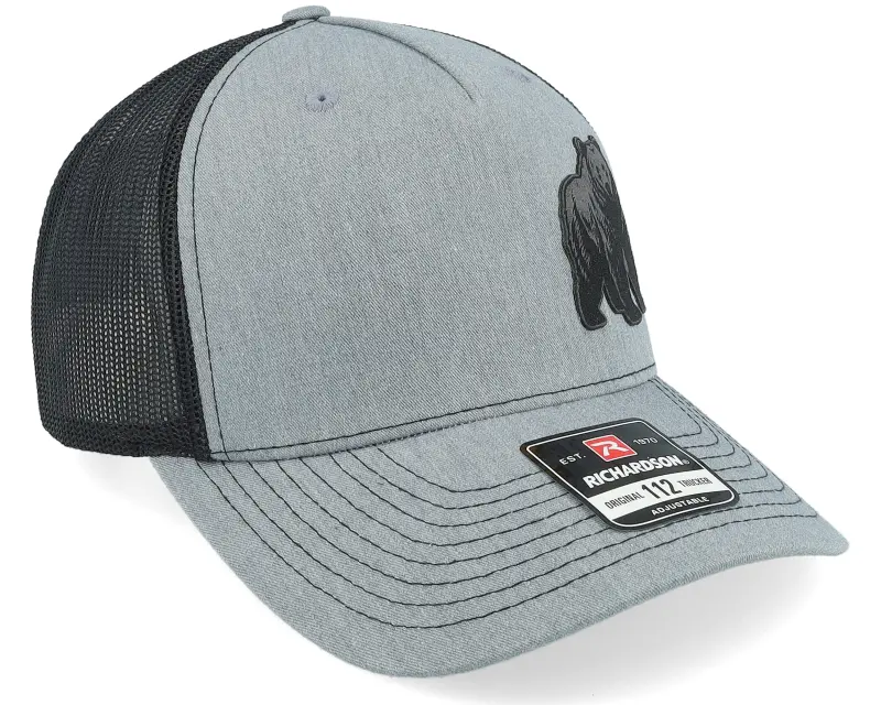 Wild Spirit Bear Engraved 112fp Split Heather Grey/Black Trucker online