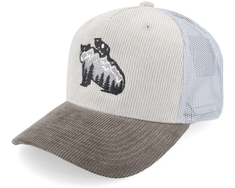 Wild Spirit Bear & Nature Cord Grey/Darkgrey Trucker online