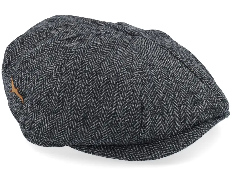 Wild Spirit Bird Patch Charcoal Bakerboy Flat Cap online