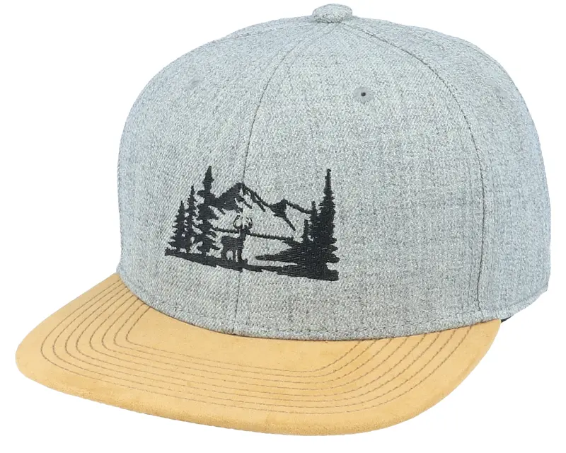 Wild Spirit Buck Nature Silhouette Grey/Suede Snapback online