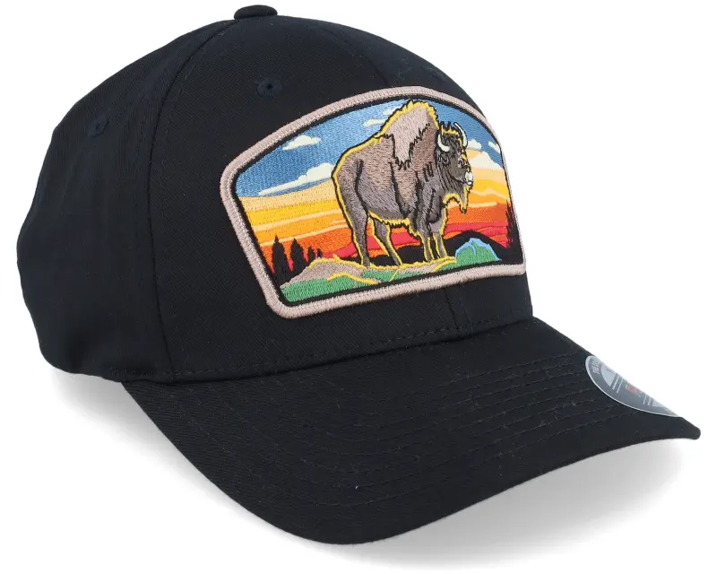 Wild Spirit Buffalo Big Patch Black Flexfit online