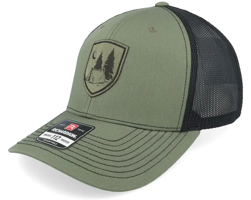 Wild Spirit Camping Green Engraved Patch Loden/Black Trucker online