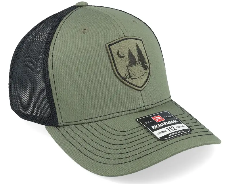 Wild Spirit Camping Green Engraved Patch Loden/Black Trucker online