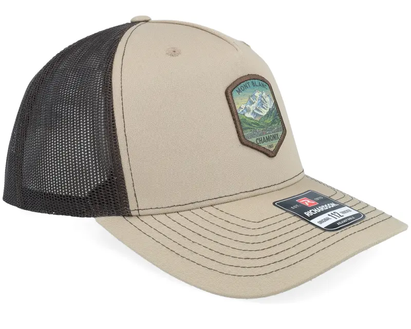 Wild Spirit Chamonix Mont Blanc Patch 112FP Split Khaki/Coffee A-Frame Trucker online