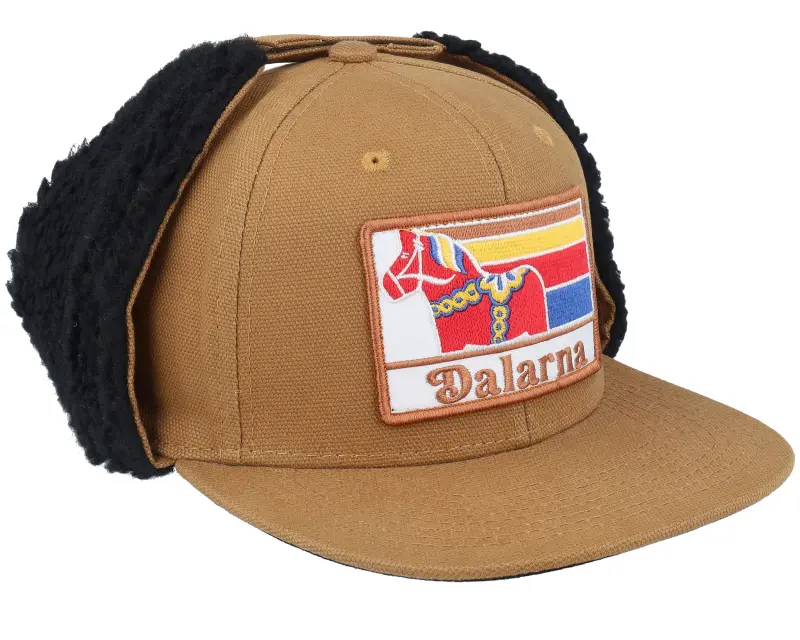 Wild Spirit Dalarna Canvas Flatbrim Caramel/Black Earflap online