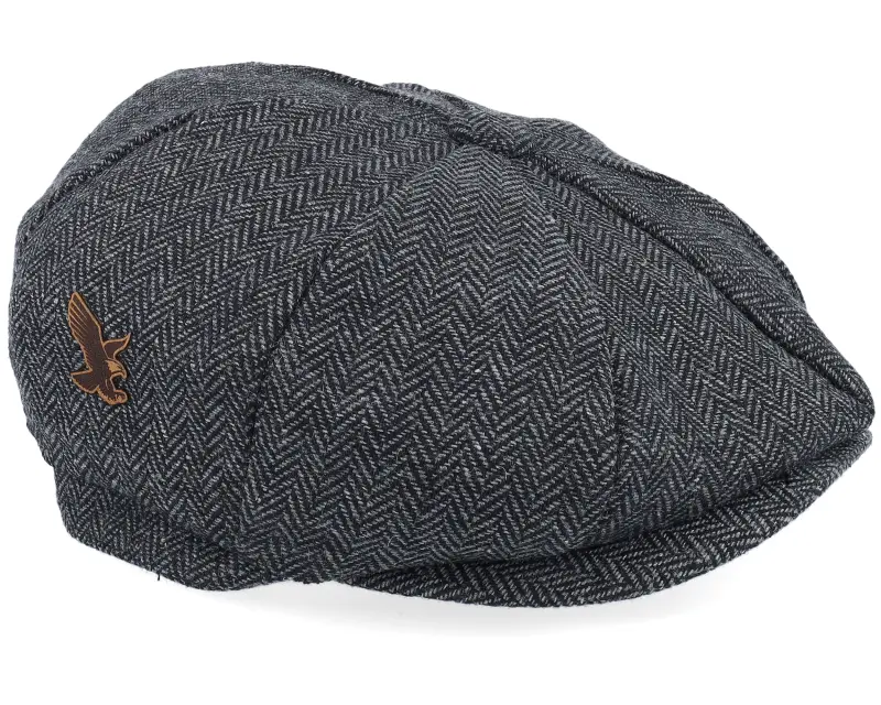 Wild Spirit Eagle Patch Charcoal Bakerboy Flat Cap online
