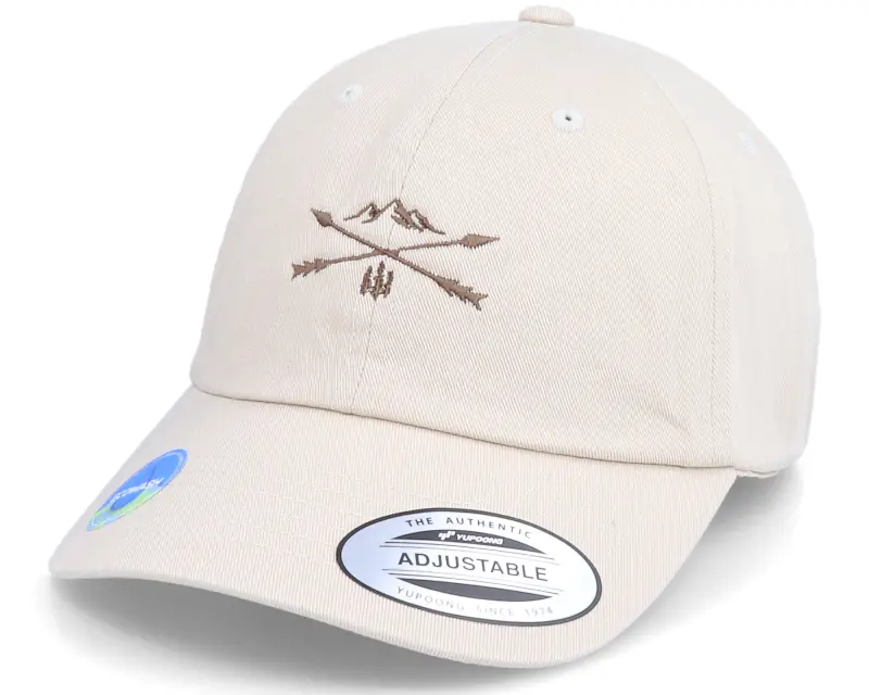 Wild Spirit Ecowash Nature Arrow Cross Beige Dad Cap online