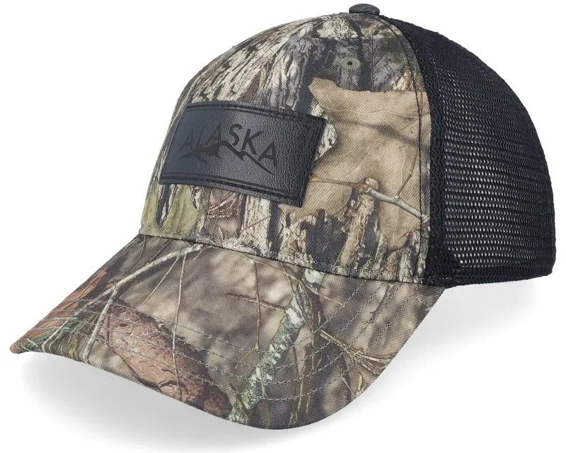 Wild Spirit Engraved Alaska Mountain Patch Mossy Oak/Black Trucker online
