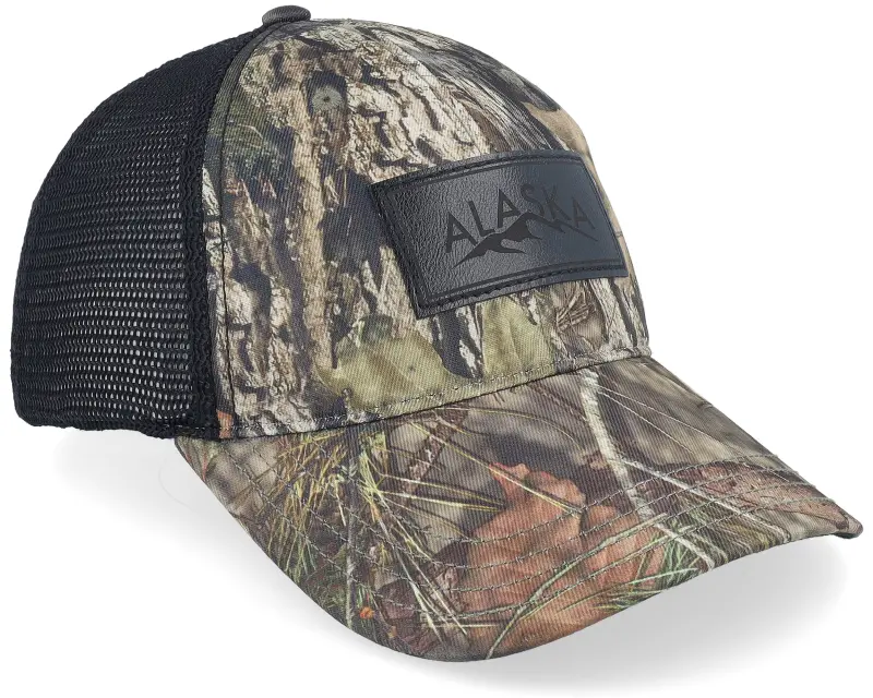 Wild Spirit Engraved Alaska Mountain Patch Mossy Oak/Black Trucker online