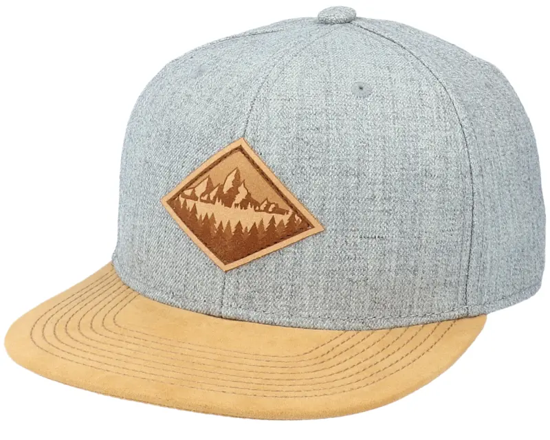Wild Spirit Fir Mountain Patch Heather Grey/Suede Snapback online