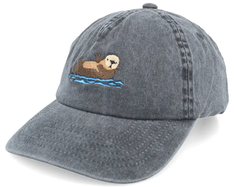 Wild Spirit Floating & Chilling Beaver Black Dad Cap online