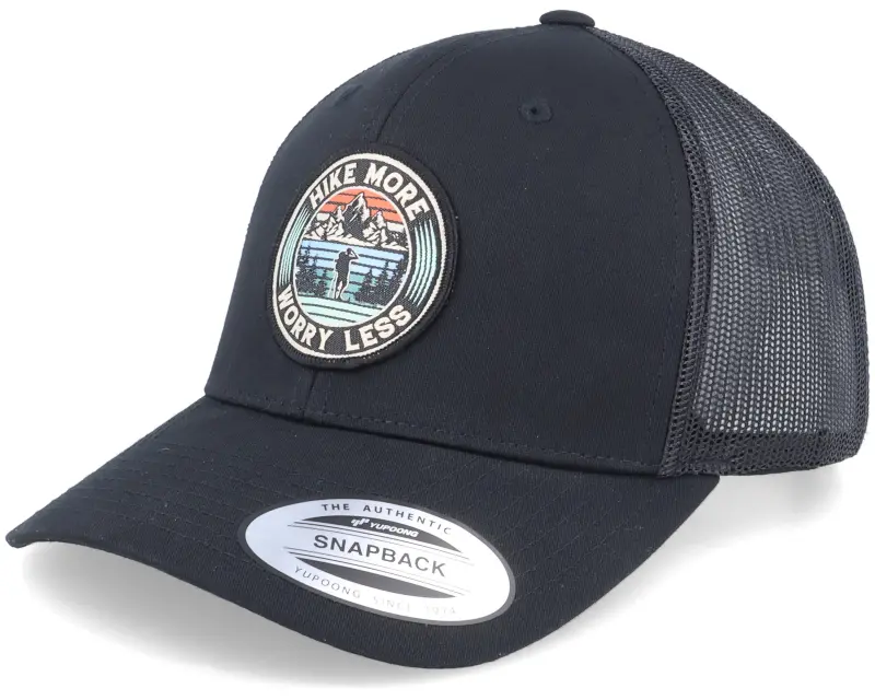 Wild Spirit Hike More Worry Less Patch Black Trucker online