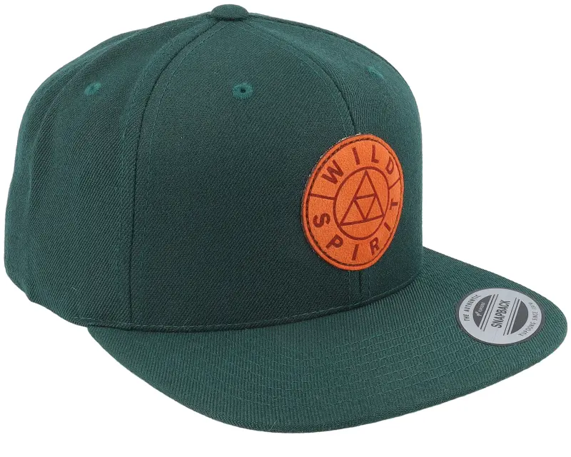 Wild Spirit Logo Basic Mountain Classic Spruce Snapback online