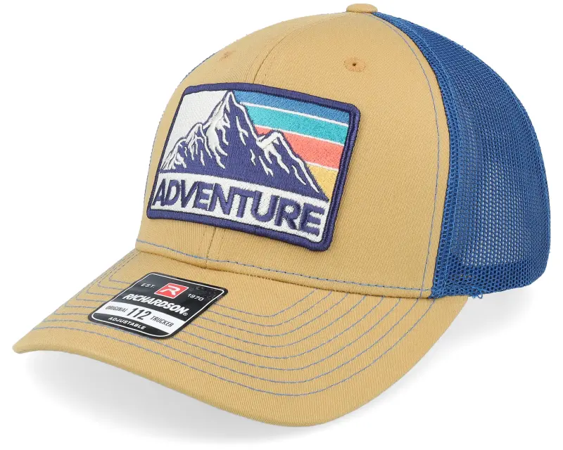 Wild Spirit Mountain Adventure Patch Biscuit/True Blue Trucker online