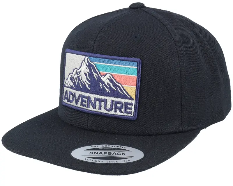 Wild Spirit Mountain Adventure Patch Black Snapback online