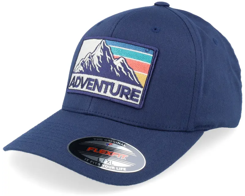 Wild Spirit Mountain Adventure Patch Navy Flexfit online