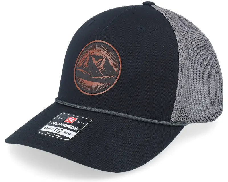 Wild Spirit Mountain And Eagle Black/Charcoal Rope Trucker online