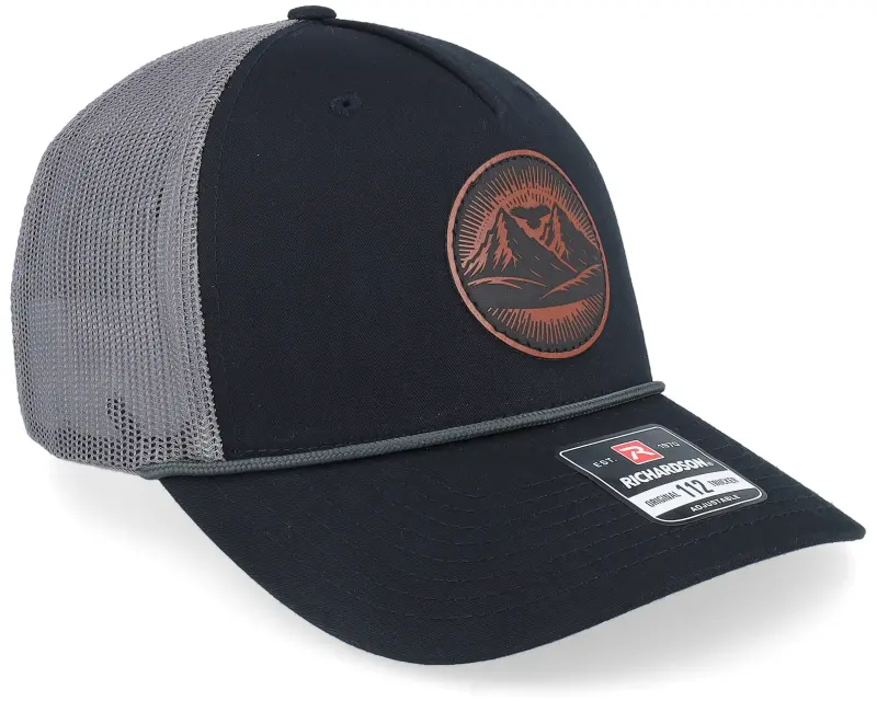 Wild Spirit Mountain And Eagle Black/Charcoal Rope Trucker online