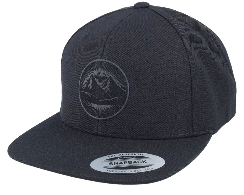 Wild Spirit Mountain And Eagle Black Patch Black Snapback online