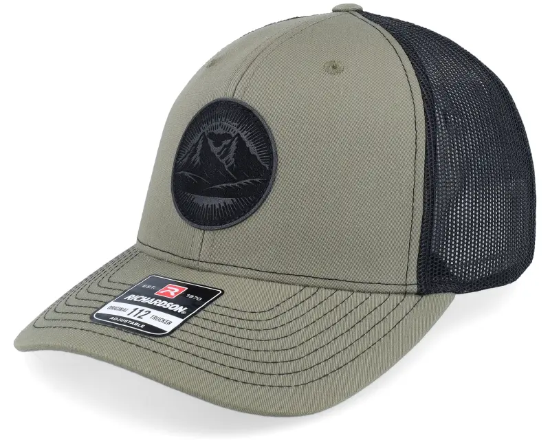 Wild Spirit Mountain And Eagle Black Patch Loden/Black Trucker online