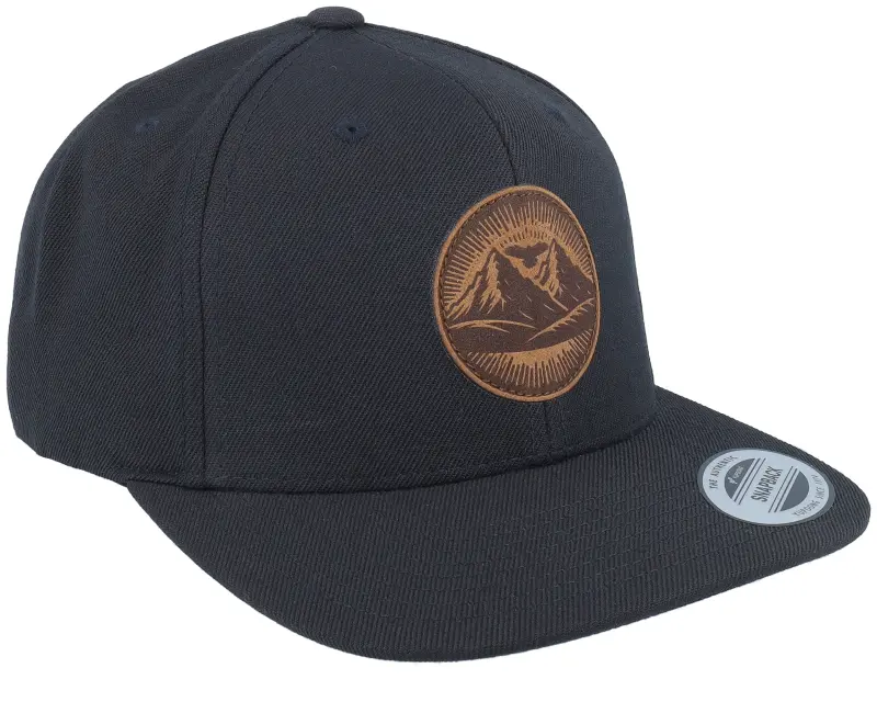 Wild Spirit Mountain And Eagle Brown Patch Black Snapback online