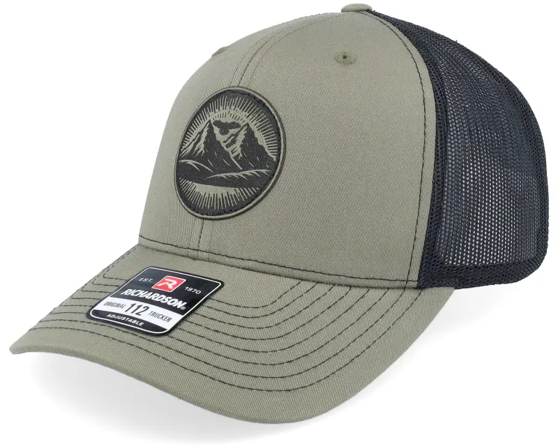 Wild Spirit Mountain And Eagle Green Patch Loden/Black Trucker online