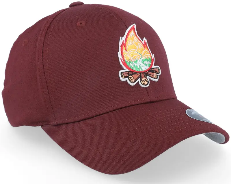 Wild Spirit Mountain Camp Fire Maroon Flexfit online