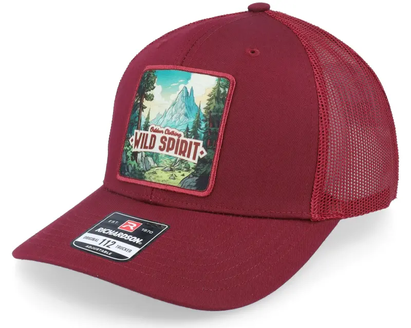 Wild Spirit Mountain Forest Logo Box 112 Solid Cardinal online