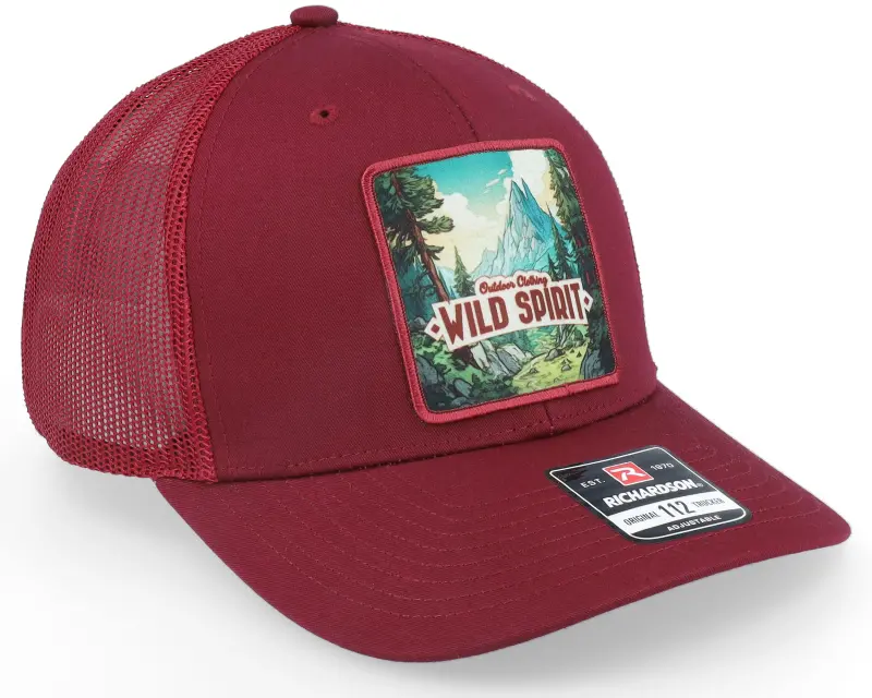 Wild Spirit Mountain Forest Logo Box 112 Solid Cardinal online