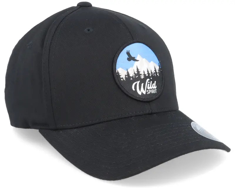 Wild Spirit Mountain Peak Eagle Patch Black Flexfit online