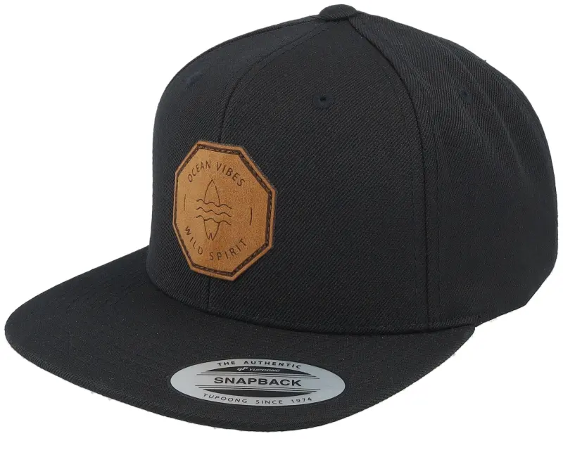 Wild Spirit Ocean Vibes Engraved Patch Black Snapback online
