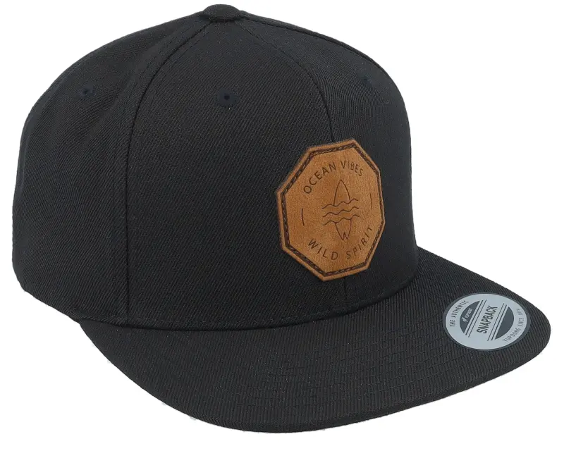 Wild Spirit Ocean Vibes Engraved Patch Black Snapback online