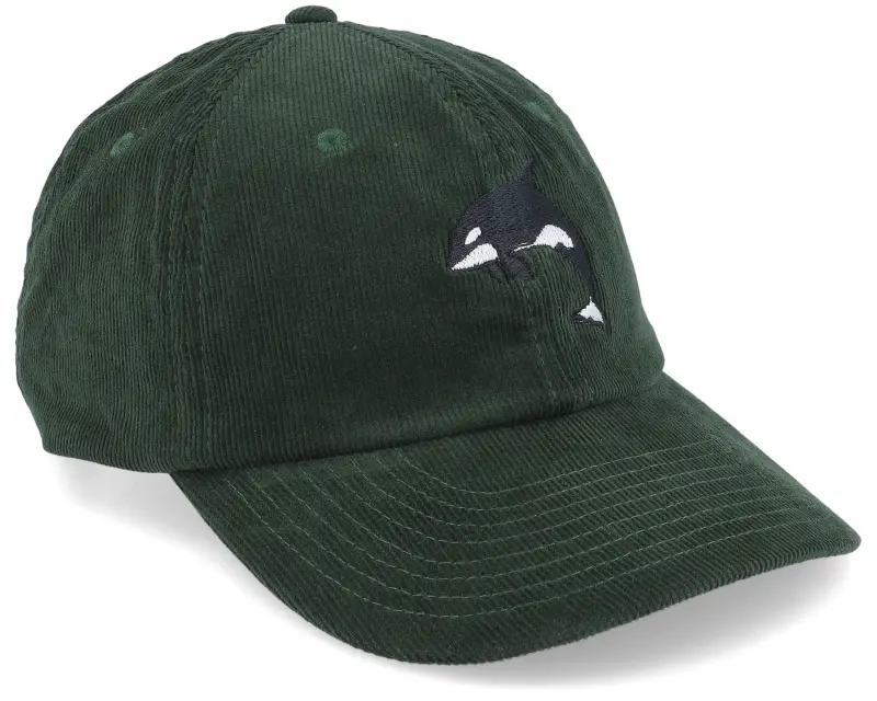 Wild Spirit Orca Dark Olive Cord Dad Cap online