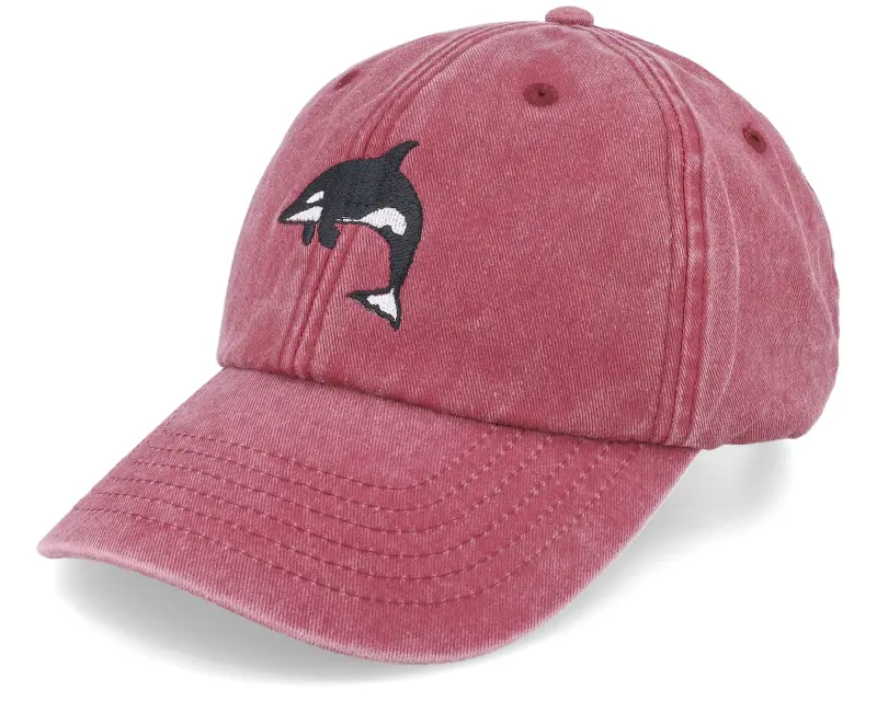 Wild Spirit Orca Washed Red Dad Cap online