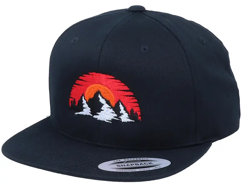 Wild Spirit Organic Sunset Mountain Black Snapback online