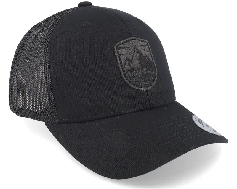 Wild Spirit Shield Peak Retro Black Trucker online