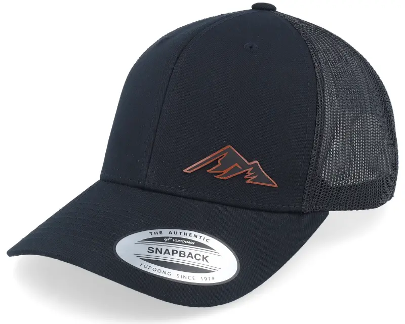 Wild Spirit Small Brown Mountain Icon Patch Black Trucker online