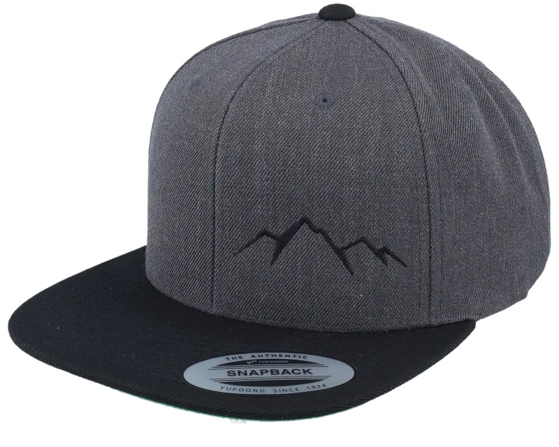 Wild Spirit Small Mountain Black/Charcoal Grey/Black Snapback online
