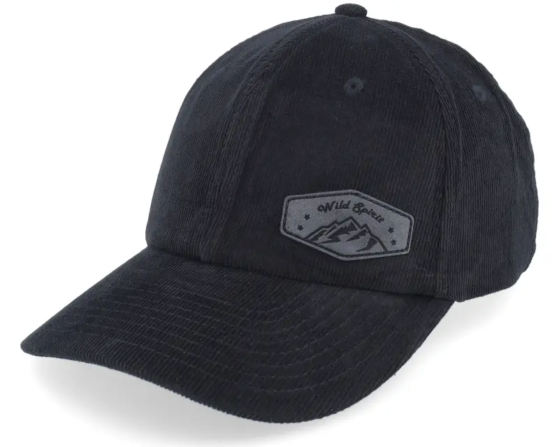 Wild Spirit Small Mountain Black Patch Cord Black Dad Cap online