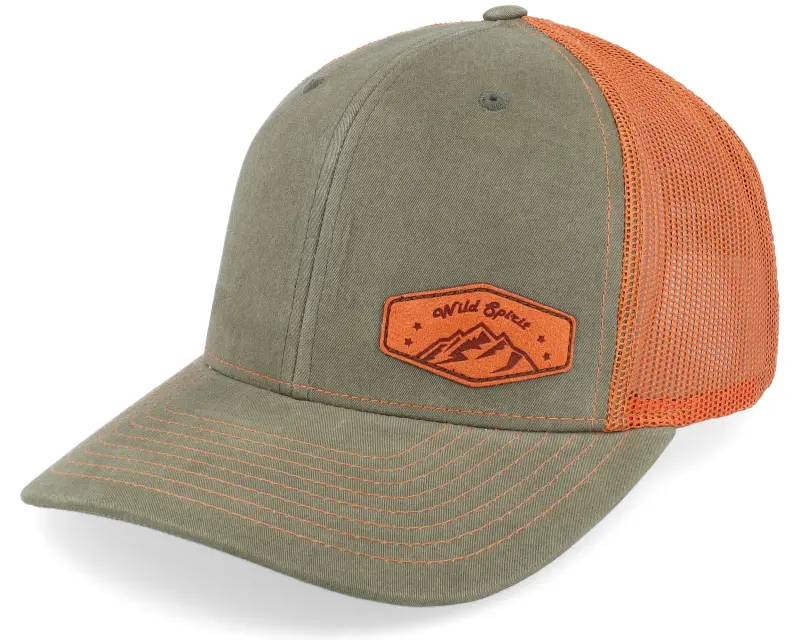 Wild Spirit Small Mountain Orange Patch Dark Loden/Terracotta Trucker online